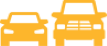 2 yellow cars