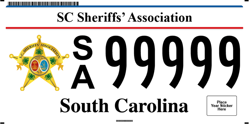 sheriffs association plate